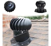 LFHWHKJ Ventilatore a turbina da tetto, sfiato for turbina eolica rotante in acciaio inox, ventola di ventilazione for soffitta ispessita, ventola di scarico antipioggia non motorizzata for camini, fa