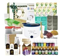 LFISGNN Kit di produzione di sapone di lusso per la produzione di saponi, Kit completo fai da te composto da fonditore e forniture complete per il savo
