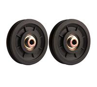 LFJ Carrucola Puleggia Palestra, 90mm Universale Cuscinetto Cavo puleggia per Attrezzatura Palestra Porta del Garage (2Pcs)