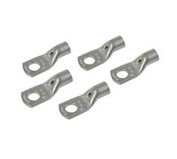 LFLB Set 5 Pz Capicorda Da Graffare In Rame Stagnato - Sezione 25 Mm² - Foro 8 M