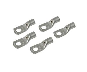 LFLB Set 5 Pz Capicorda Da Graffare In Rame Stagnato - Sezione 25 Mm² - Foro 8 M