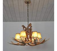 LFONDIGE Lampadario in Stile Americano, Stile Country, Soggiorno, Sala da Pranzo, Internet Café, personalità Creativa, lampadario in Stile retrò