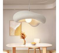 Lfoute Lampada A Sospensione Wabi-Sabi Moderna Lampadario Floreale Creativa Lampada Da Tavolo Da Pranzo Stile Nordico Camera Da Letto Sala Da Pranzo Cucina Cameretta Dei Bambini Art Déco Marrone,50cm