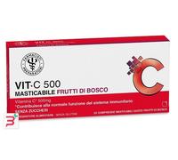 LFP VIT C 500 MASTICABILE FRUTTI ROSSI 20 COMPRESSE MASTICABILI DA 1,65 G