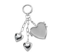 LfrXtra Accento Portachiavi A Forma Stella degli Anni 2000 per Chiavi Auto E Casa Accessori Ragazze Ragazzi con Ciondolo Gioielli in Metallo Argentato Boutique