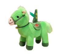 LfrXtra Anno dello Zodiaco del Cavallo Peluche Animali Peluche Riempiti Cotone Ornamento Educativo per L'home Office Giocattolo Culturale Educativo per Bambini