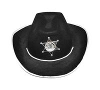 LfrXtra Cappello a tema occidentale Motivi Nero Verde Colore Confortevole Panno Traspirante Cinturino Regolabile Outdoor Party Essenziale Unisex Cappelli da Cowboy con Vestibilità Regolabile e