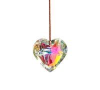 LfrXtra Car Hanging Pendant Heart Love Crystal Prism Art Crafts Component Suncatchers Home Interior Decor DIY Ornament Crystal Suncatchers DIY Ornament Home Wedding Window Decor
