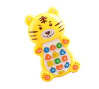 LfrXtra Interactive Toddler Music Phone Toy for Early Learning And Sensory Development Cartoon Animal Shape Education Toddler Learning
