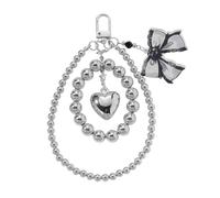 LfrXtra Portachiavi con Fiocco degli Anni 2000 per Auto E Casa Boutique Chiavi Ragazzi E Ragazze Accessori Ciondolo Ciondolo Telefono Elegante