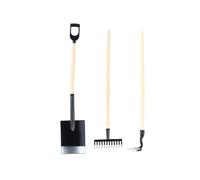 LfrXtra Set of 3 Dollhouses Garden Tools Designed for 1/12 Scale Models Adds Authenticity Displays Props Realistic Miniature Tools