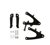 LFSKIUDS per Yama&ha YZF-R1 YZFR1 YZF R1 2004 2005 2006 Moto Anteriore in Alluminio Pedane Driver Pedane Pedali Staffe Set Supporto del Pedale(Nero)