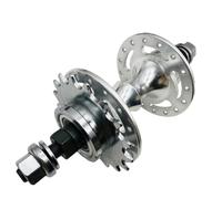 LFSPHQEC Mozzo for Ingranaggi fissi 32H 36H Mozzo for Bicicletta Fixie a velocità Singola Compatibile con ingranaggio e ghiera for Ingranaggi fissi 17T(Rear Hub Silver 32 Hole)