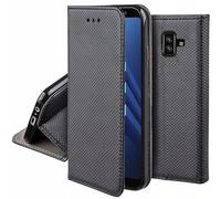 LFstore-IT Custodia a Libro Smart Magnet compatibile con SAMSUNG GALAXY J6 PLUS - Cover Libretto Nero