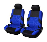LFSYYD Coprisedili Auto per Dacia Duster 2000-2023, 2 Pezzi Set Coprisedile Fodere per Anteriori StoffaCoprisedili Auto Traspirante Antiscivolo Interno,E/Blue