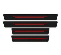 LFUPING 4 Pezzi Fibra di Carbonio Battitacco per Auto Sticker per BMW 335 2007-2011 2012-2015, Antiusura Soglia AntiGraffio Benvenuto Pedaliera,C