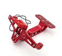 LFYEQZ Moto Supporto Targa Moto Posteriore Portatarga Supporto per B&MW per S1000RR per S1000R per S1000XR per R1200R per R1200RS per R1200GS (Red)