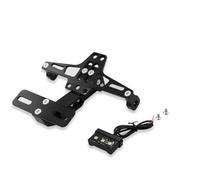 LFYEQZ Moto Supporto Targa Moto Posteriore Targa Supporto Targa Indicatore di Direzione Luci Portatarga per Y&AMAHA per MT07 per MT09 per MT10 per R1