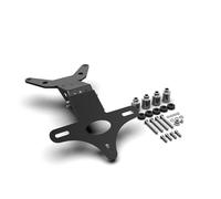 LFYEQZ Moto Supporto Targa Moto Regolabile Targa Riposizionamento Supporto Parafango Fanale Posteriore Supporto per Y&AMAHA per T-Max 560 per TMAX 560 2022-2025 (Black No Lamp)