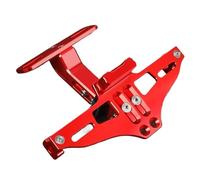 LFYEQZ Moto Supporto Targa per B&MW per S1000XR per S1000 XR 2017-2023 Moto Regolabile Posteriore Portapacchi Targa Supporto Telaio (Red)