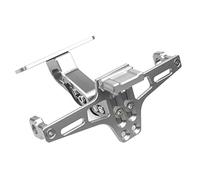 LFYEQZ Moto Supporto Targa per Y&AMAHA per YZF R1 R6 R3 R125 per FZ1 per FZ6 per FZ8 Moto Regolabile Targa Telaio Supporto con Luce (7)