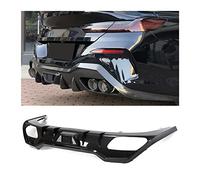 LFYEQZ Per B&MW Serie 8 M Sport F93 M8 4 Porte 2018-2021 Auto In Fibra Di Carbonio Paraurti Posteriore Diffusore Spoiler Telaio Deflettore Guardia Splitter Body Kit