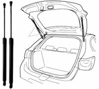LFZDFSD Asta di Supporto del portellone Posteriore per Suzuki Alto HA25 HA35 2009-2016 Asta di Supporto della Molla a Gas