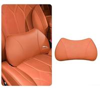 LFZNB Cuscino Lombare per Auto, Morbido Cuscino per Veicoli con Cinghie Regolabili, Memory Foam con Rivestimento Traspirante Rimovibile, Adatto ai Modelli di Veicoli Jaguar F-Pace,Orange