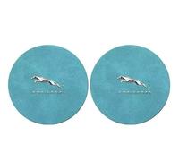LFZNB Set di tappetini e sottobicchieri per portabicchieri Auto - Sottobicchieri Antiscivolo in Silicone per Jaguar F-Pace (Set da 2 Pezzi, Diametro 7 cm),Blue