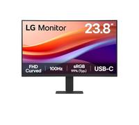LG 24U421A-B - Schermo PC desktop da 24" - Lastra VA risoluzione FHD (1920x1080), 5ms 100Hz, HDR 10, sRGB 99% (CIE1931), inclinabile, curvo 1500R, HDMI 2.0, USB-C (15W)
