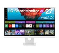 LG 27 IPS MONITOR SPK SMART 27U731SB-W | per lavoro, streaming e produttività, HDMI, Hub USB con USB-C 65W, AirPlay 2, Screen Share, AI Picture Pro, AI Sound Pro