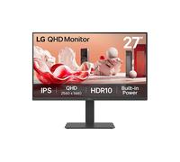 LG 27BA45QB-B MONITOR, 27 ", QHD, 2560 x 1440 pixels, tempo di risposta 5 ms, refresh rate 75 Hz