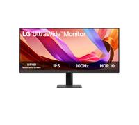 LG Monitor UltraWide 29U511A - UWFHD 1080p IPS 29", 100Hz, 5ms GtG, HDR10, display da ufficio e desktop, modalità lettore e sfarfallio, risparmio energetico intelligente, DisplayPort, HDMI, nero