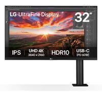 LG 32UN880K-B Monitor PC 80 cm [31.5] 3840 x 2160 Pixel 4K Ultra HD LCD Nero (LG UltraFine Ergo - LED monitor 32 [31.5 viewable] UHD [2160p] @ 60 Hz IPS 350 cd/m? 1000:1 HDR10 5 ms 2xHDMI, DisplayPort