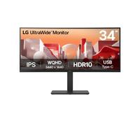 LG 34BA75QE-B Monitor PC 86,4 cm (34") 3440 x 1440 Pixel Wide Quad HD LCD Nero