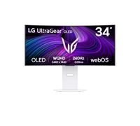 Monitor gaming UltraGear OLED 34" Serie GX90SA WQHD, 21:9 Curvo, 240Hz, 0,03ms, webOS 24 - 34GX90SA-W