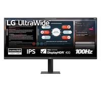 LG 34U511A Monitor UltraWide 21:9 34" IPS, WFHD (2560x1080), HDR 400, 100Hz, sRGB 99%, HDMI, DisplayPort, Uscita Cuffie, Schermo Antiriflesso, Reader Mode, Flicker Safe, Nero