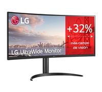 LG 34WQ75C-B Monitor PC 86,4 cm (34") 3440 x 1440 Pixel Quad HD LCD Nero