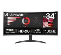 LG 34WR50QK-B Monitor PC 86,4 cm (34") 3440 x 1440 Pixel Wide Quad HD Nero