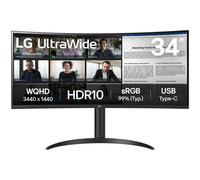 LG 34WR55QK-B 34" LED VA UltraWide QHD 100Hz Curvo USB-C