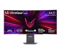 LG 45GS95QE Ultra sottile OLED Schermo da gioco curvo da 45 pollici WQHD 800R 240Hz 0,03 ms DisplayHDR True Black 400 AMD FreeSync Premium Pro NVIDIA G-Sync HDMI 2.1 DisplayPort inclinazione/altezza