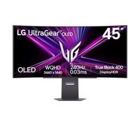 LG Ultragear™ 45GX900A-B.AEU - Schermo PC Gaming da 45" - Lastra OLED risoluzione QHD (3440 x 1440), 0,03ms 240Hz, DisplayHDR™400 True Black, DCI-P3 98,5% (CIE1976), FreeSync Premium Pro, G-Sync