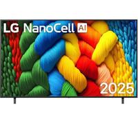 LG 55NANO80A3B - TV 55 Pollici Smart TV 4K 3,840 x 2,160 Pixel DVB-T2 colore Nero