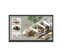 LG CreateBoard Standard lavagna interattiva 165,1 cm (65") 3840 x 2160 Pixel Touch screen Nero NEW