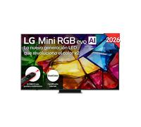 LG 75MRGB87B6B TV Mini LED, SMART TV, 75 ", Mini LED, UHD 4K, Processore intelligente α8 AI Processor 4K Gen3, Nero