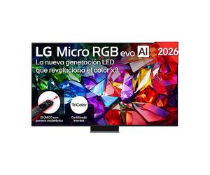 LG 86MRGB96B6B TV MICRO LED RGB, SMART TV, 86 ", Micro RGB, UHD 4K, Processore intelligente α11 AI Processor 4K Gen3, Nero