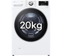 LG F0P3020TSWC Lavatrice capacità XL 20kg AI DD™ Serie P3, Classe B, 1000 giri, TurboWash 360, Vapore, Wi-Fi, White