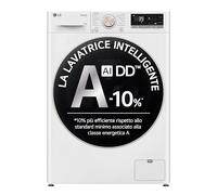 LG F4R7011TSWG Lavatrice 11kg AI DD, Classe A-10%, 1400 giri, TurboWash, Vapore