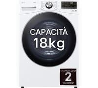 Lg Asciugatrice a Pompa di Calore 18 Kg Rh18u8avcw Bianco