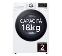 Lg Asciugatrice a Pompa di Calore 18 Kg Rh18u8avcw Bianco
